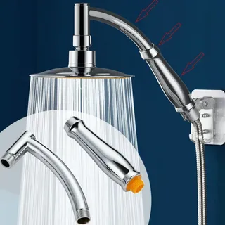Bras d'extension de pomme de douche ABS réglable