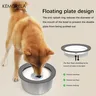 Bol d'eau pour chien en acier inoxydable