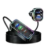 Chargeur voiture six ports avant arrière affichage… – vue 1