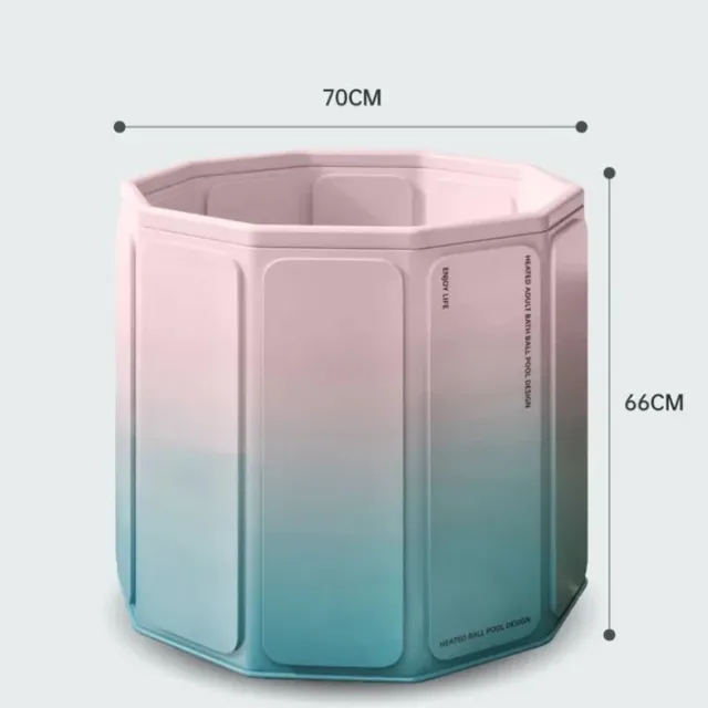 Baignoire pliable portable en PVC – vue 4