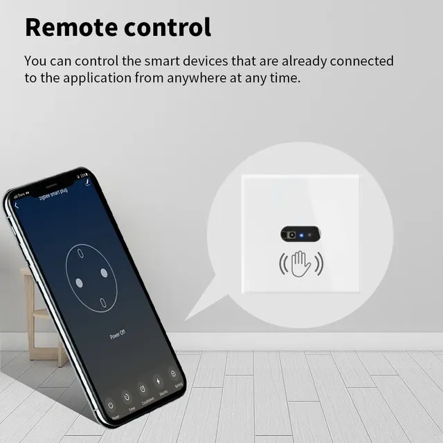Aovrlcx EU Tuya WiFi commutateur intelligent vague… – vue 5