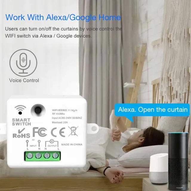 Kit d'interrupteur d'éclairage WiFi intelligent – vue 3