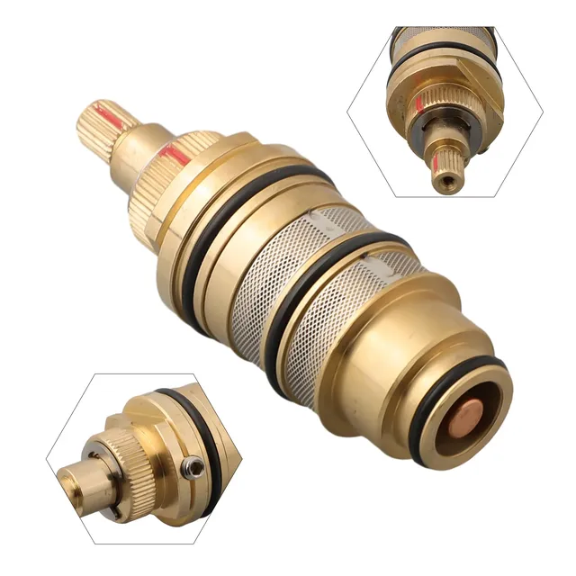 Cartouche thermostatique laiton doré cuivre précision… – vue 3