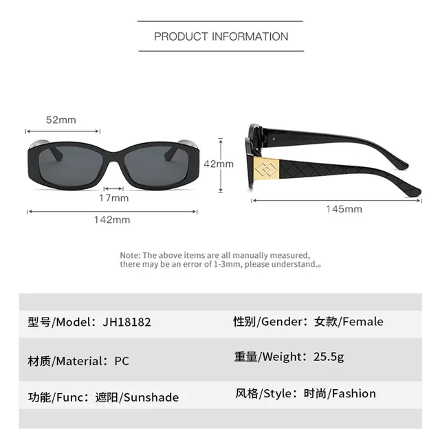 Lunettes de soleil ovales à petite monture pour femmes… – vue 6