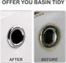 4 pièces lavabo évier rond bien rangé garniture Chrome… – vue 3