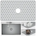 Tapis d&rsquo;évier en Silicone antidérapant, tapis d&rsquo;évier de cuisine résistant à la chaleur, tapis de séchage de vaisselle, conception creuse, tampon de protection pour la cuisine domestique