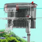 Cascade filtre d&rsquo;aquarium mural purificateur d&rsquo;eau à circulation intégré circulation avec pompe à eau boîte de filtre cascade