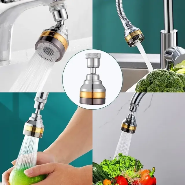Aérateur de robinet de cuisine en laiton réglable – vue 3