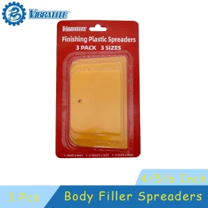 Épandeurs de remplissage de corps de 4/5/6 pouces, 3 pièces, épandeur réutilisable pour les projets de remplissage de carrosserie automobile, Putties de glaçage