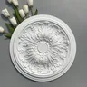 Rosace plafond ronde baroque acanthe volutes…
