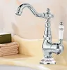 Robinet lavabo rétro victorien bec haut poignée… – vue 6