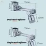 Rallonge aérateur pivotant robinet lavabo bras articulé… – vue 5