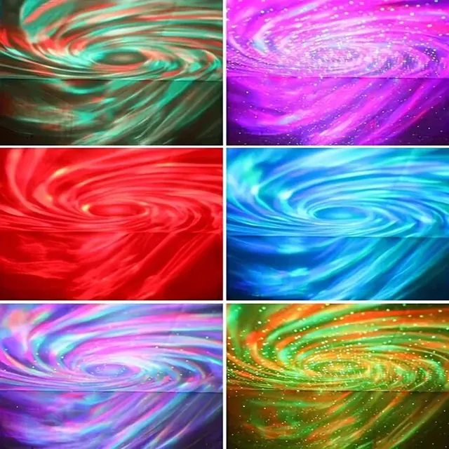 RGB tourbillon Projection télécommande lampe colorée LED… – vue 3