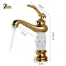 ZGRK robinets de lavabo de salle de bains dorés – vue 6