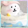Mini baignoire ovale bleue peluches rondes rembourrées… – vue 4