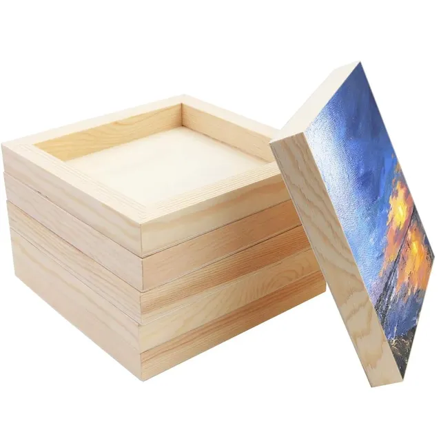 Panneaux carrés en bois – vue 5