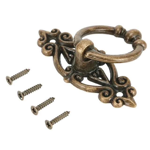 Poignée de porte d'armoire rétro en alliage Antique – vue 3