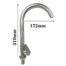 Robinet cuisine monocommande inoxydable acier brossé bec… – vue 2