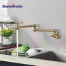 Robinet mural pliable bras double laiton massif brossé… – vue 2