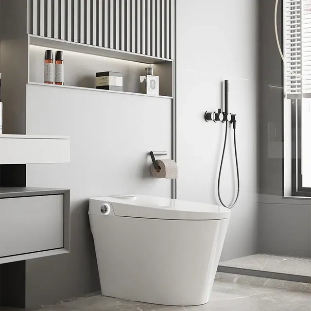 Toilettes intelligentes LED télécommande monobloc… – vue 3