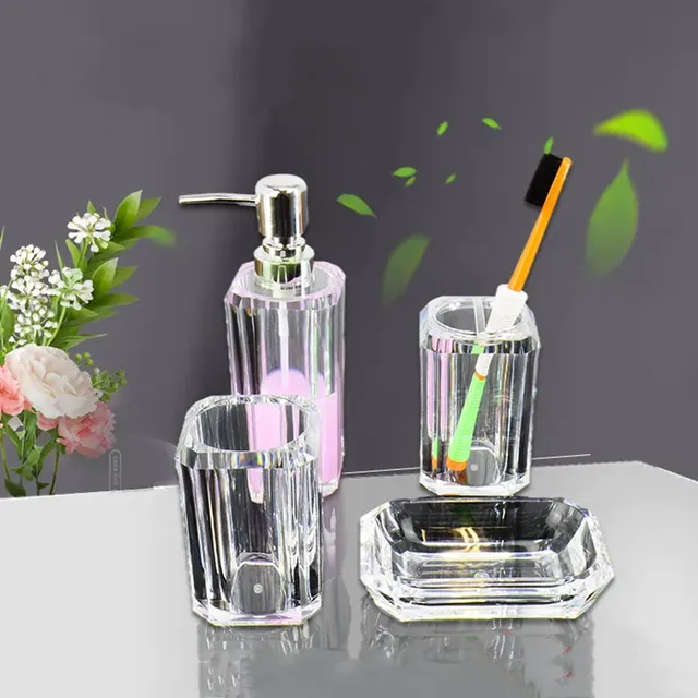 Accessoires de rangement de toilette en acrylique… – vue 3