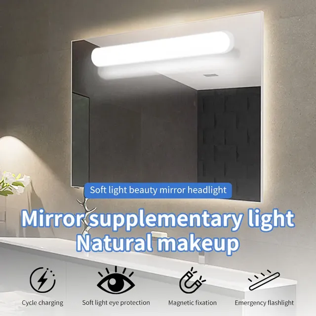 LED miroir avant maquillage lumière Rechargeable…