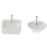 Lavabo miniature céramique blanc brillant carré arrondi… – vue 1