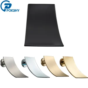 Bec de Bain Noir en Laiton localité, Accessoire de Cascade, Sortie d’Eau Bec de Bain Noir en Laiton localité, Accessoire de Cascade, Sortie d’Eau