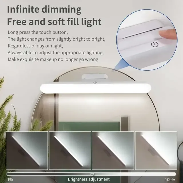 LED maquillage lumière Rechargeable magnétique… – vue 3