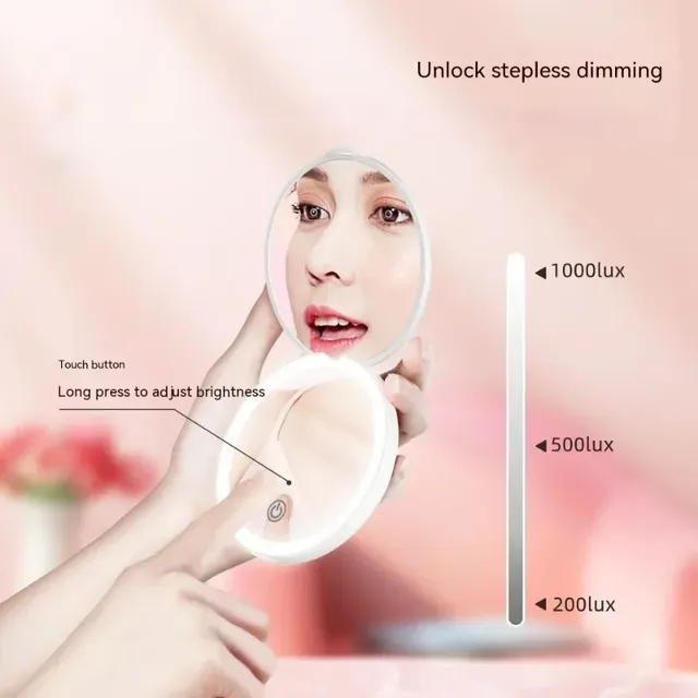 Mini miroir de maquillage LED Shoous – vue 4