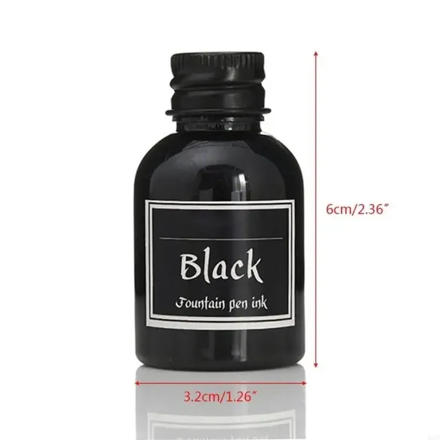 10 couleurs 1 bouteille d'encre de stylo plume colorée… – vue 6