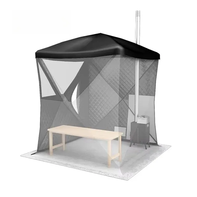 Grande tente de Sauna extérieure pour 4 personnes – vue 2