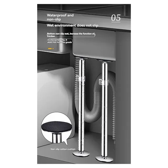 Supports d'évier à montage sous plan – vue 5