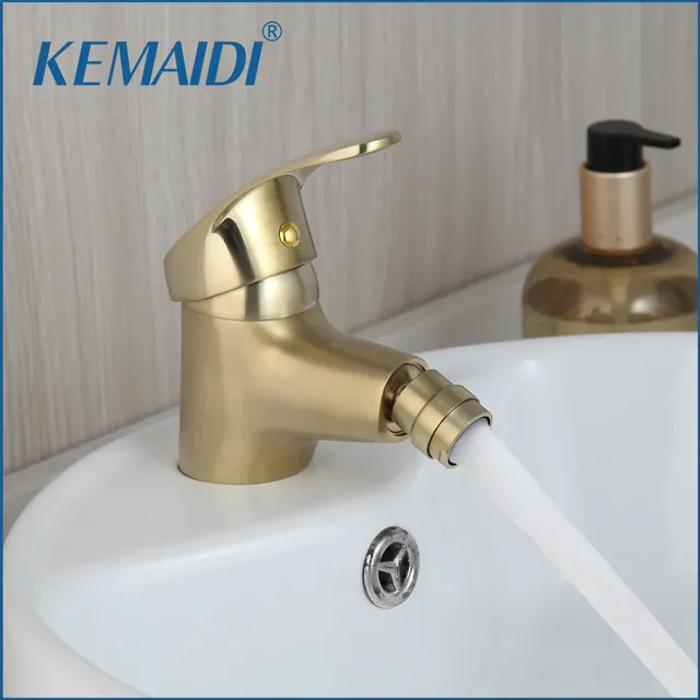 KEMAIDI brosse or salle de bains Bidet robinet monotrou… – vue 2