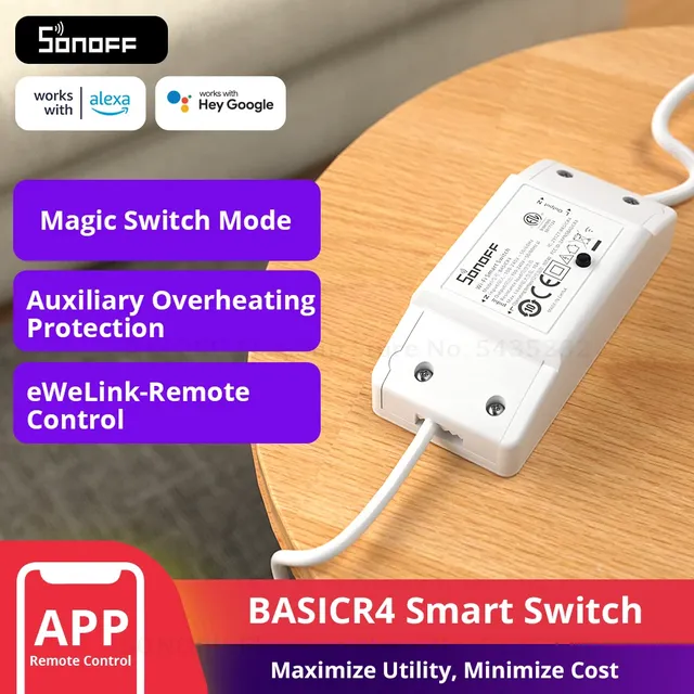 SONOFF-Joli Wifi BASICR4 pour maison intelligente