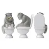 Modèle de siège de toilette de chat de dessin animé – vue 4