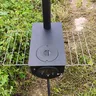 Poêle bois portable camping pliable acier noir cheminée… – vue 3