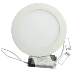 Downlight LED à intensité variable plafonnier encastré panneau lumineux LED Ultra mince avec pilote en aluminium WW-3000K NW-4000K CW-6000K