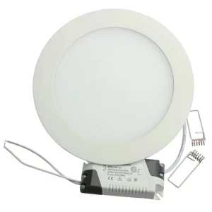 Downlight LED à intensité variable plafonnier encastré panneau lumineux LED Ultra mince avec pilote en aluminium WW-3000K NW-4000K CW-6000K