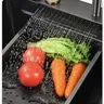 Évier cuisine acier inoxydable noir mat grand cuve… – vue 3