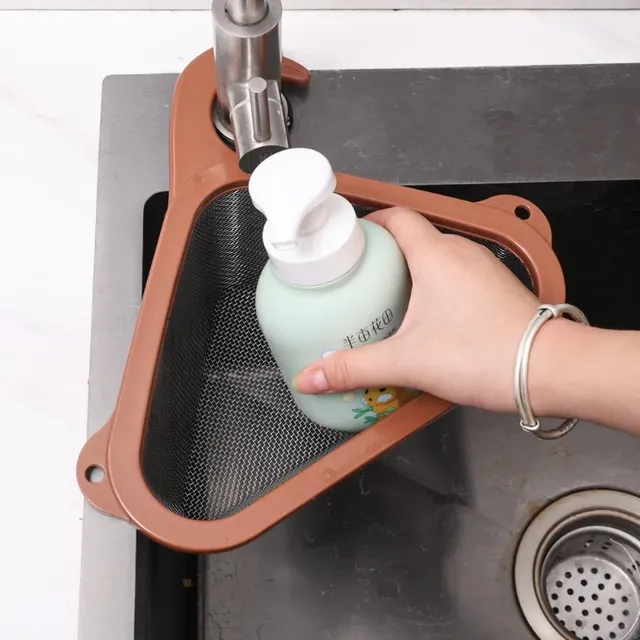 Passoire évier triangulaire tamis filtre cuisine acier… – vue 3