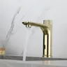 Mitigeur lavabo capteur infrarouge laiton doré monobloc… – vue 5