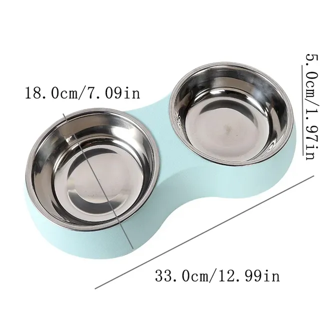 Double bols pour animaux de compagnie – vue 6