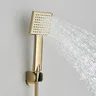 Robinet de baignoire noir doré – vue 3