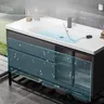 Meuble de salle de bain noir – vue 4