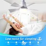 LED ventilateur de plafond avec lumière E27 prise… – vue 3