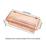 Plastique transparent teinté gris marron fumé ambre… – vue 6