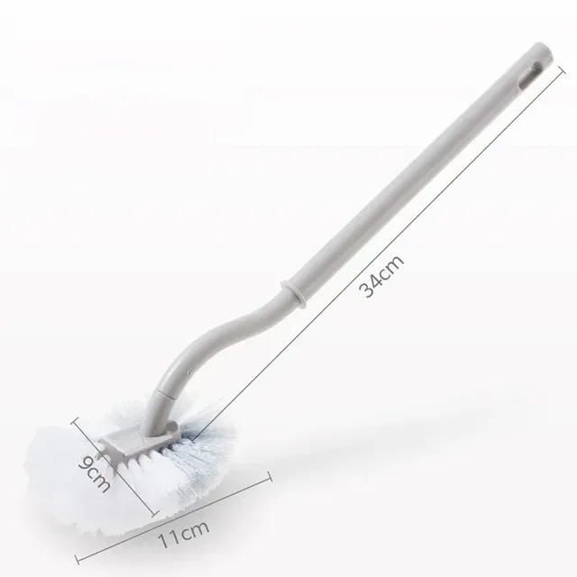Brosse de toilette incurvée en plastique à Long manche – vue 6