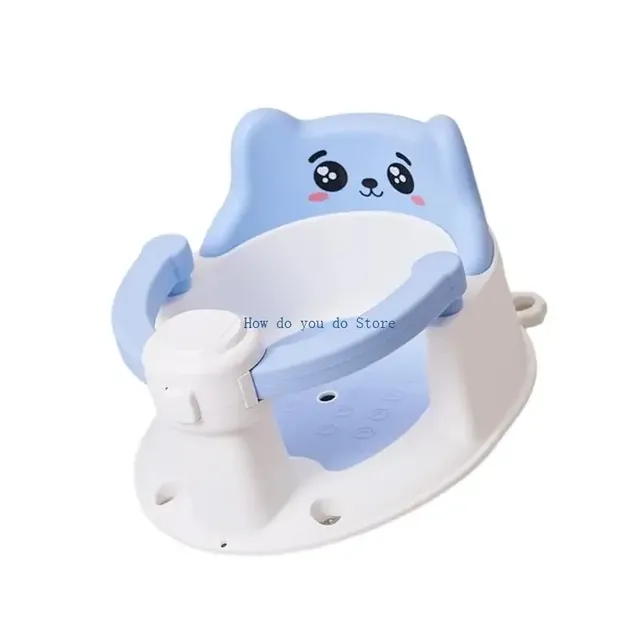 Siège bain bébé antidérapant ventouses puissantes base… – vue 4