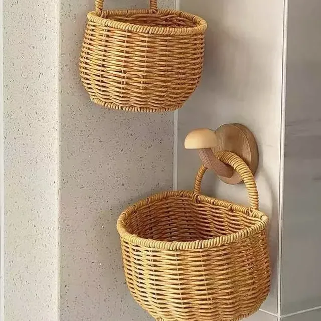 Panier de rangement de cuisine avec poignée – vue 4